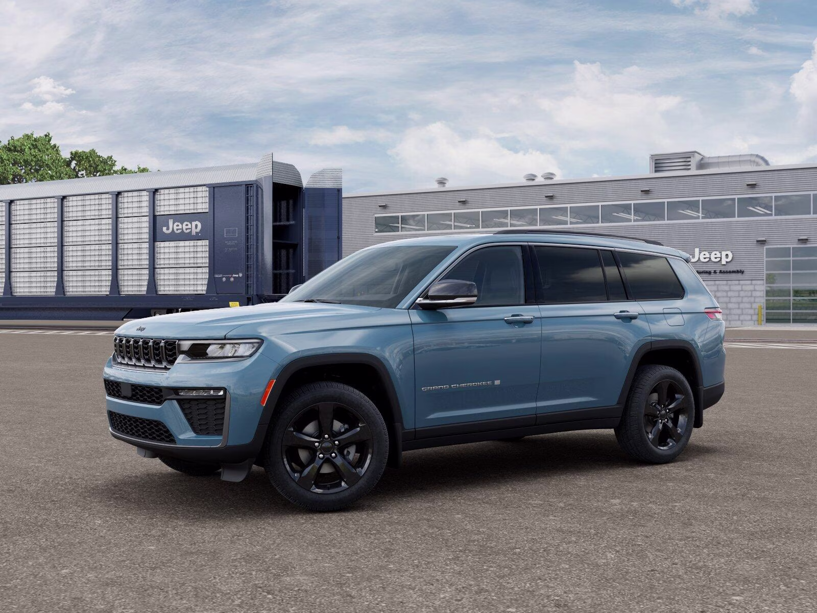 2026 Steel Blue Jeep Grand Cherokee L Grand Cherokee Limited 4x4 4X4 SUV