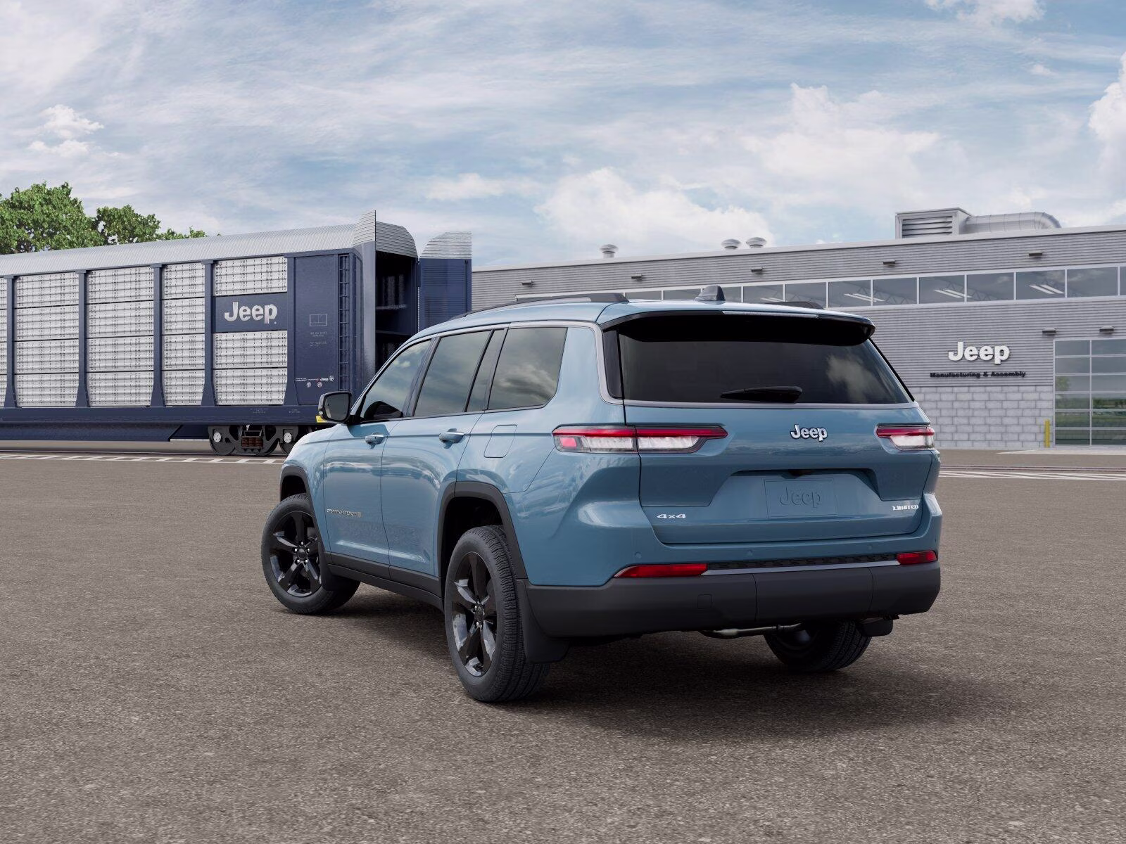 2026 Steel Blue Jeep Grand Cherokee L Grand Cherokee Limited 4x4 4X4 SUV