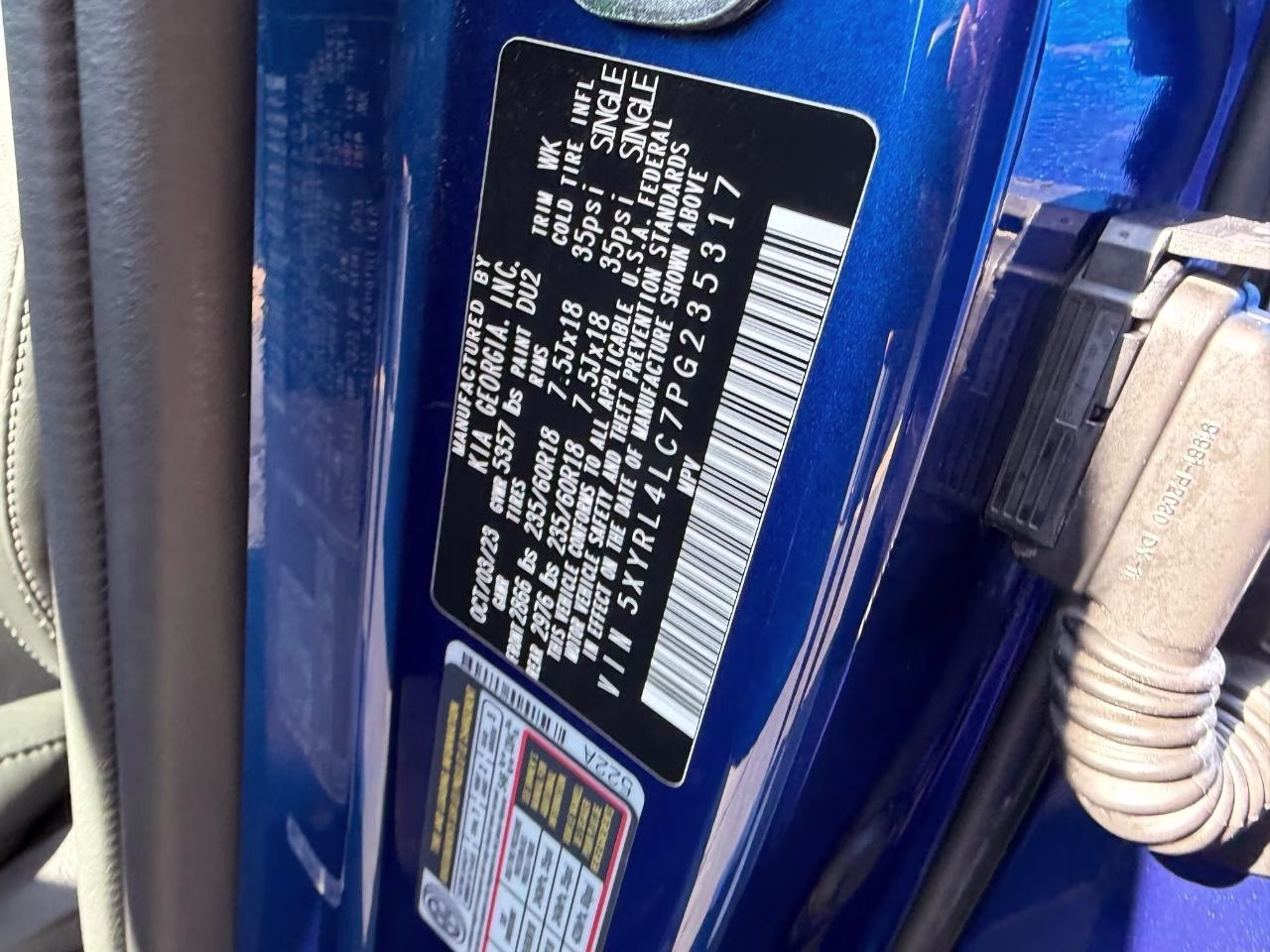 2023 Sapphire Blue Kia Sorento S FWD SUV