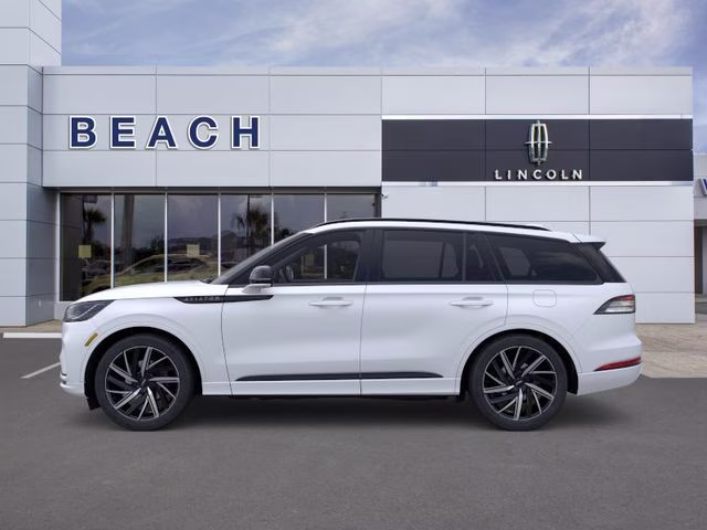 2026 White Metallic Lincoln Aviator Black Label AWD SUV