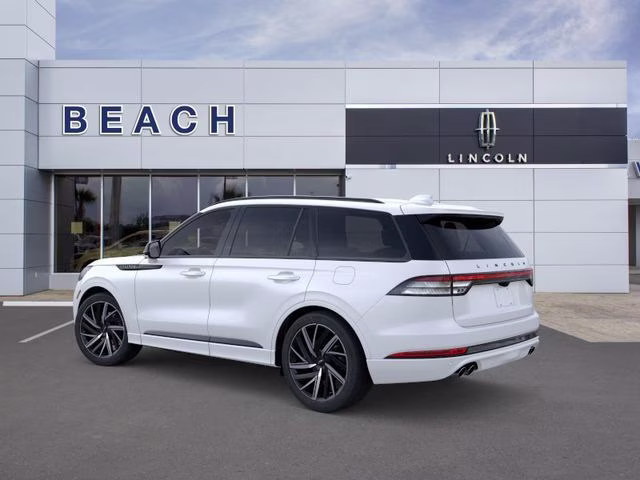 2026 White Metallic Lincoln Aviator Black Label AWD SUV