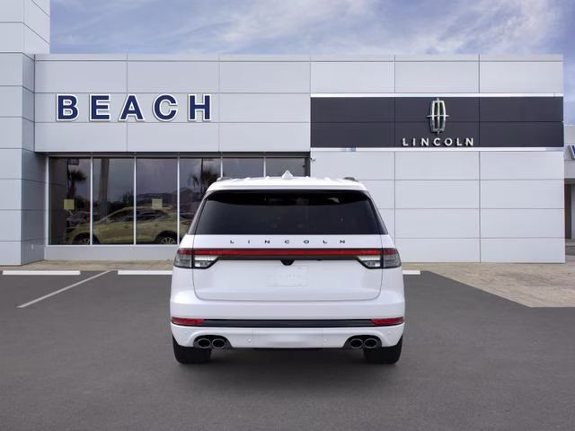 2026 White Metallic Lincoln Aviator Black Label AWD SUV