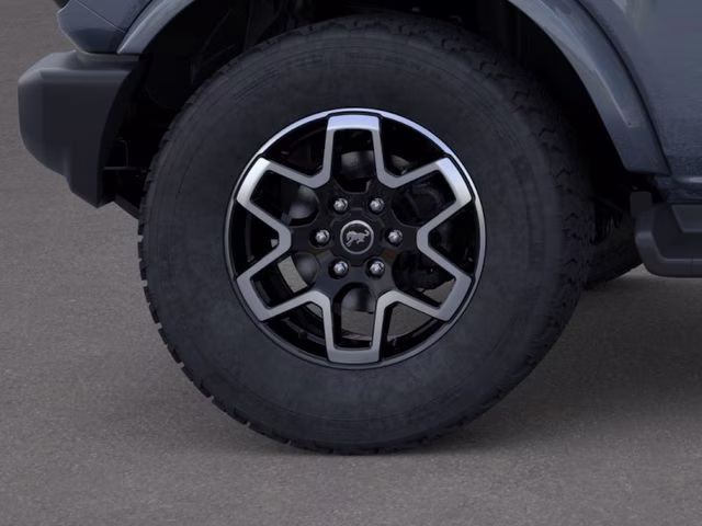 2025 Azure Gray Metallic Tri-Coat Ford Bronco Outer Banks 4X4 SUV