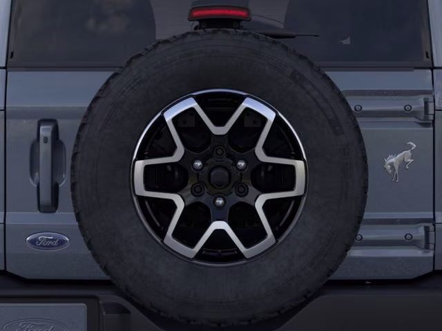 2025 Azure Gray Metallic Tri-Coat Ford Bronco Outer Banks 4X4 SUV