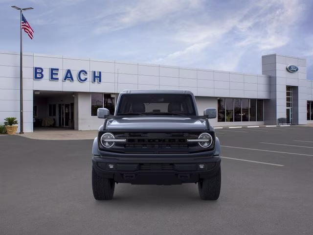 2025 Azure Gray Metallic Tri-Coat Ford Bronco Outer Banks 4X4 SUV