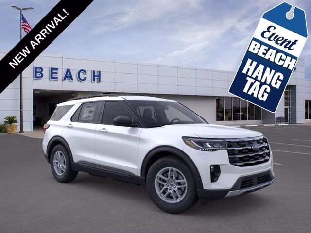 2026 White Metallic Ford Explorer Active RWD SUV