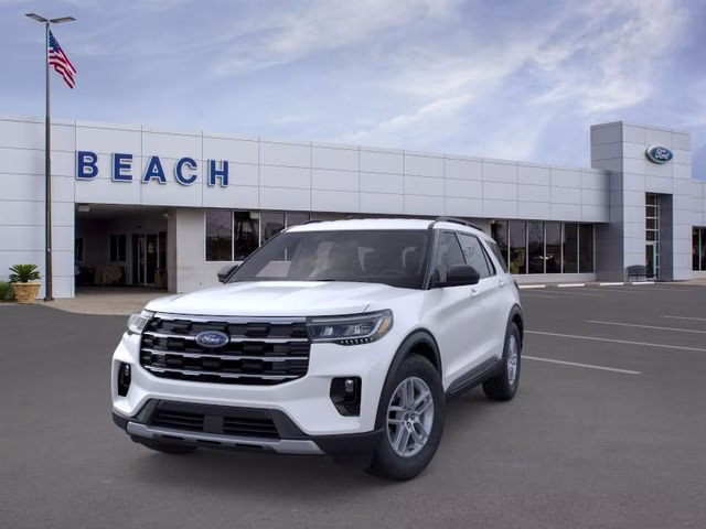 2026 White Metallic Ford Explorer Active RWD SUV