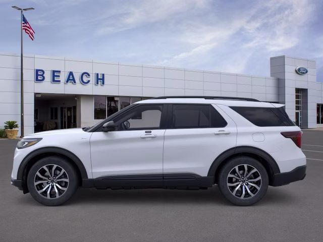 2026 White Metallic Ford Explorer ST-Line RWD SUV