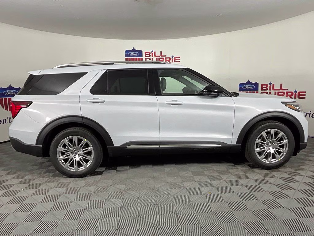 2026 White Metallic Ford Explorer Platinum RWD SUV