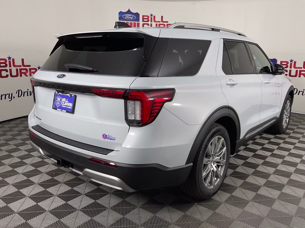 2026 White Metallic Ford Explorer Platinum RWD SUV