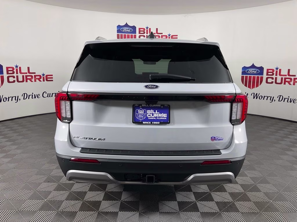 2026 White Metallic Ford Explorer Platinum RWD SUV