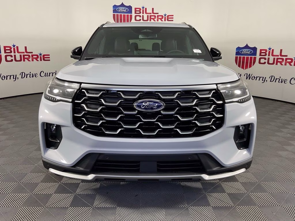 2026 White Metallic Ford Explorer Platinum RWD SUV