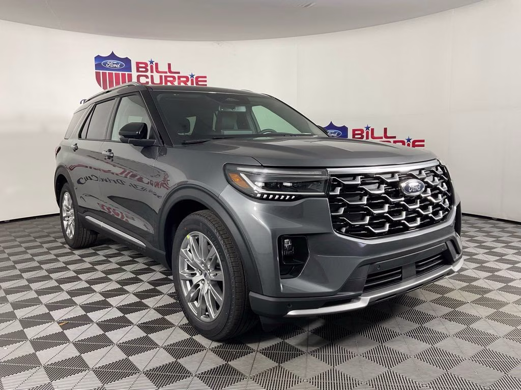 2026 Gray Metallic Ford Explorer Platinum RWD SUV