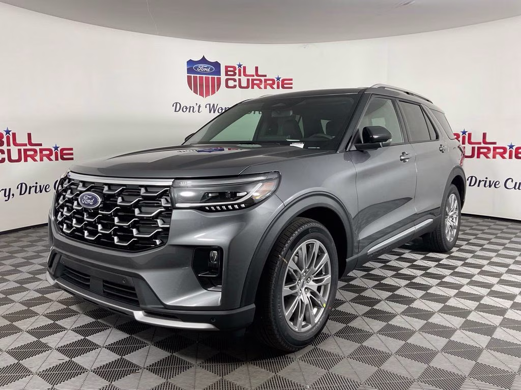 2026 Gray Metallic Ford Explorer Platinum RWD SUV