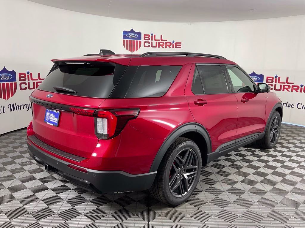 2026 Red Metallic Ford Explorer ST-Line RWD SUV