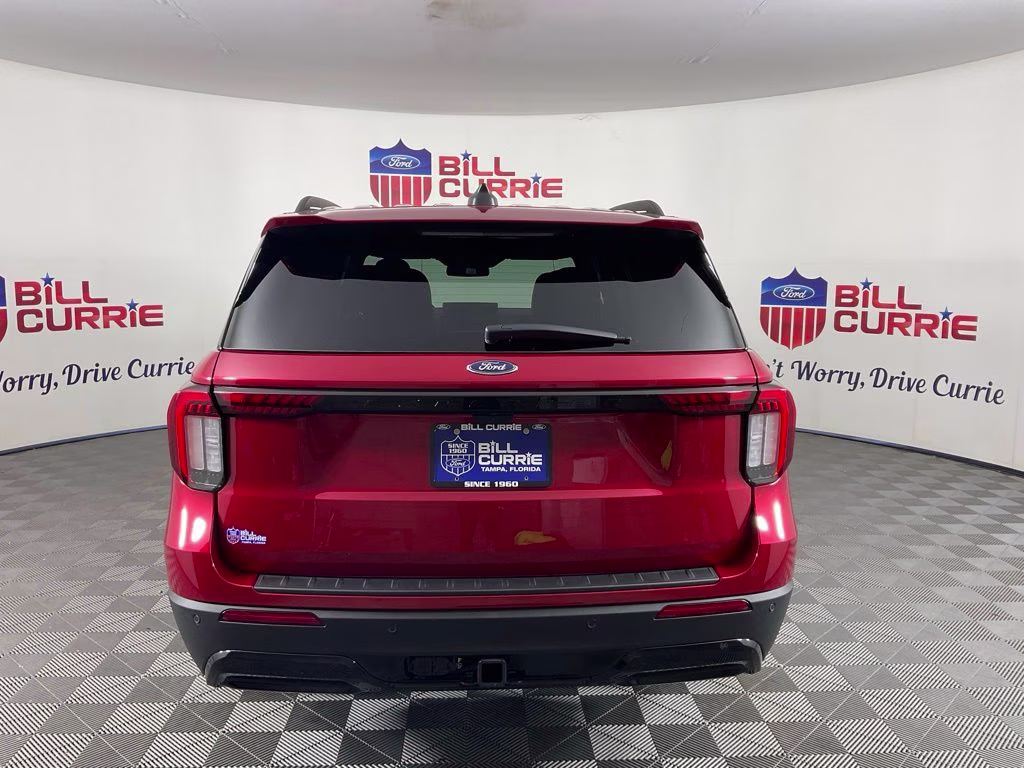 2026 Red Metallic Ford Explorer ST-Line RWD SUV