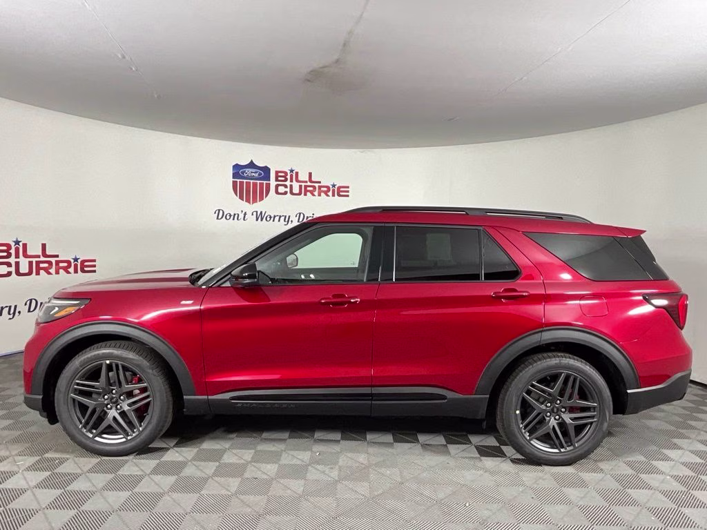2026 Red Metallic Ford Explorer ST-Line RWD SUV