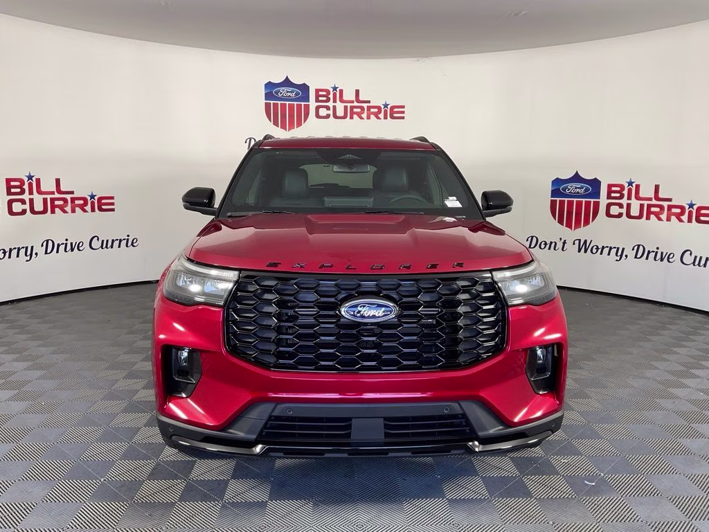 2026 Red Metallic Ford Explorer ST-Line RWD SUV