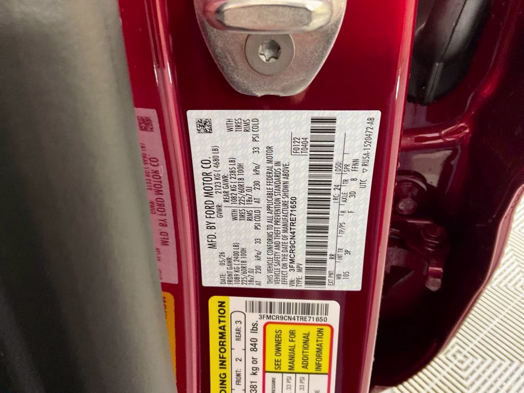 2026 Ruby Red Metallic Ford Bronco Sport Outer Banks 4X4 SUV