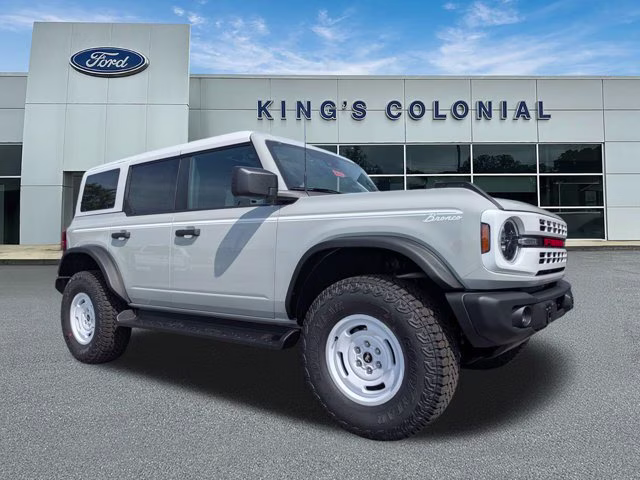2026 Avalanche Gray Ford Bronco Heritage Edition 4 Door 4x4 Hardtop 4X4 Convertible