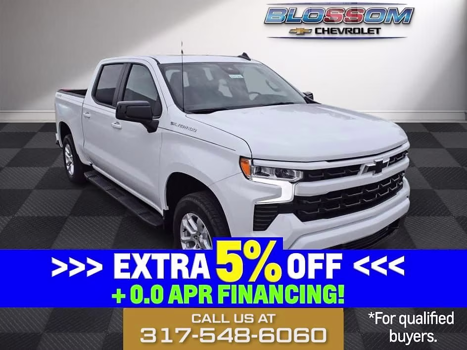 2026 Summit White Chevrolet Silverado 1500 RST 4X4 Truck