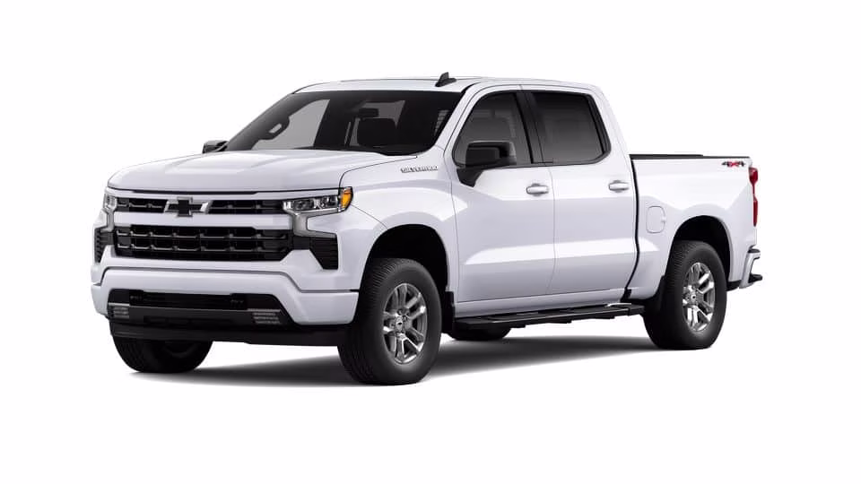 2026 White Chevrolet Silverado 1500 RST 4X4 Truck