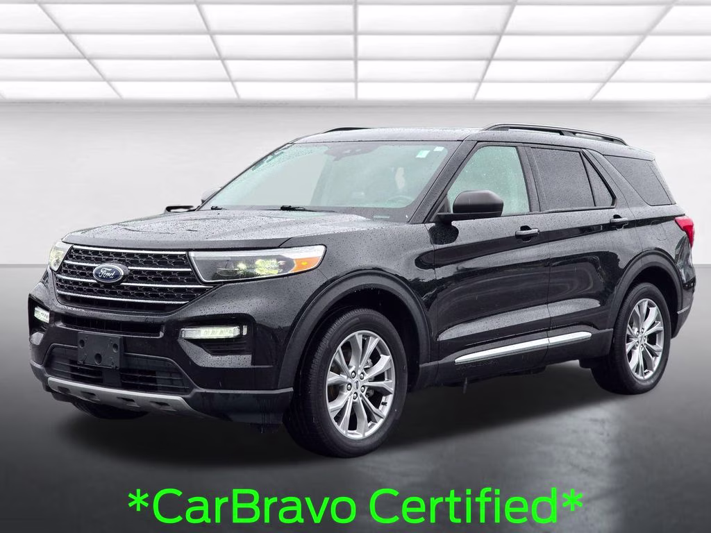 2021 Agate Black Metallic Ford Explorer XLT 4X4 SUV
