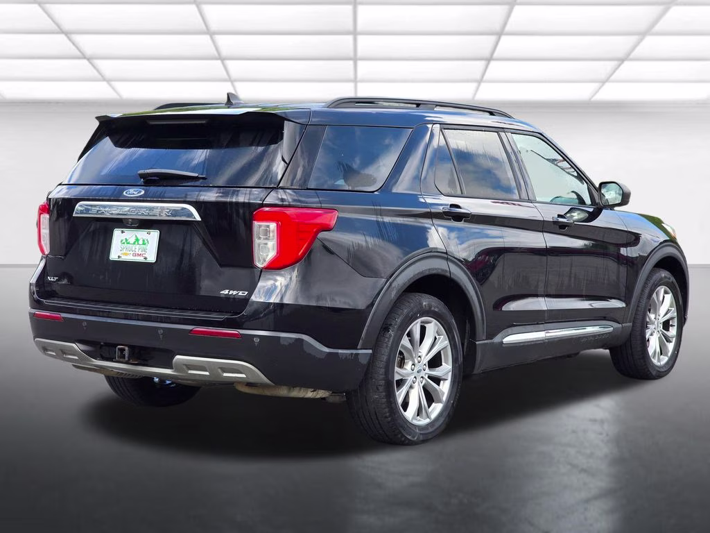 2021 Agate Black Metallic Ford Explorer XLT 4X4 SUV