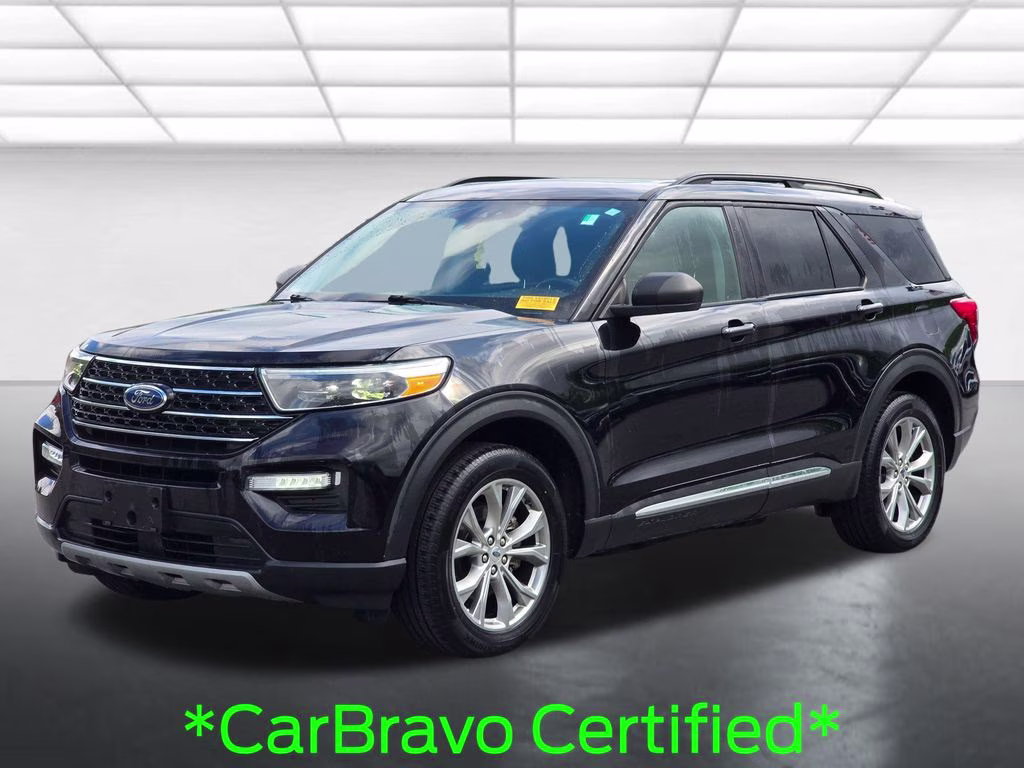 2021 Agate Black Metallic Ford Explorer XLT 4X4 SUV