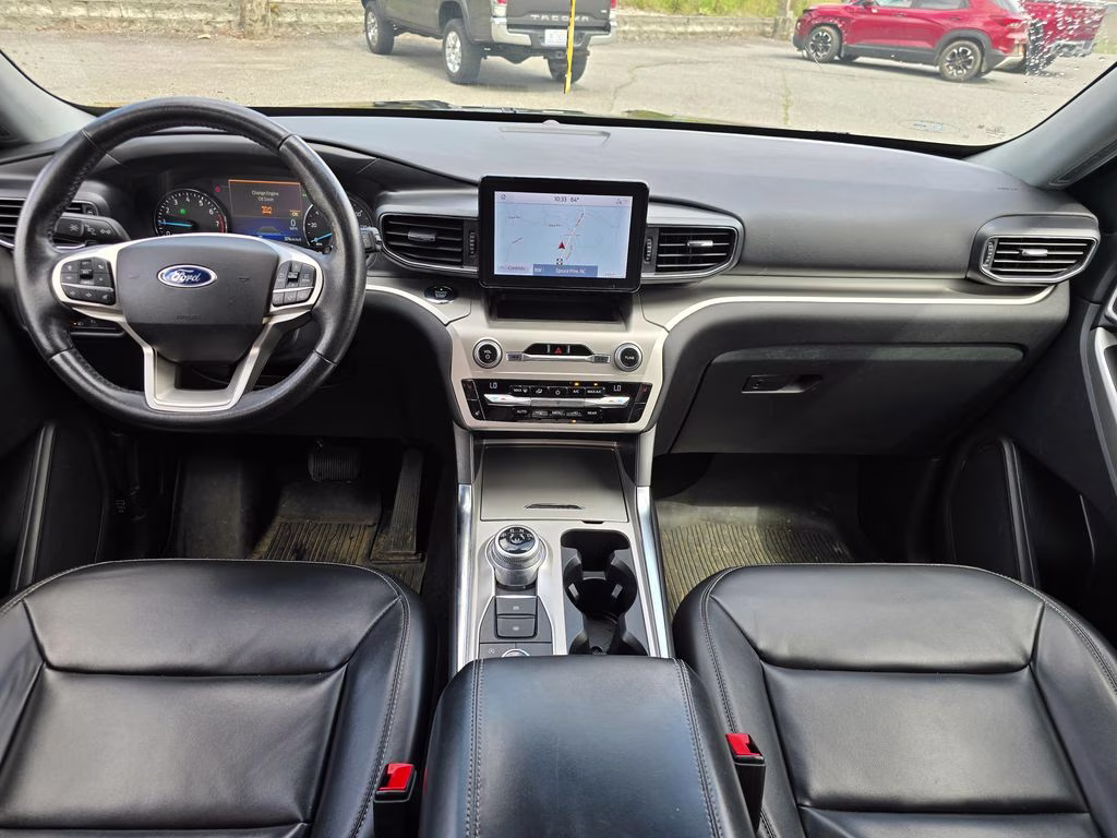 2021 Agate Black Metallic Ford Explorer XLT 4X4 SUV