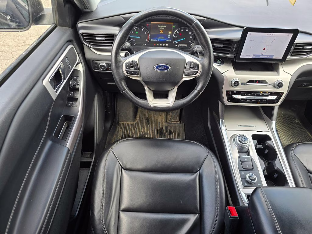2021 Agate Black Metallic Ford Explorer XLT 4X4 SUV