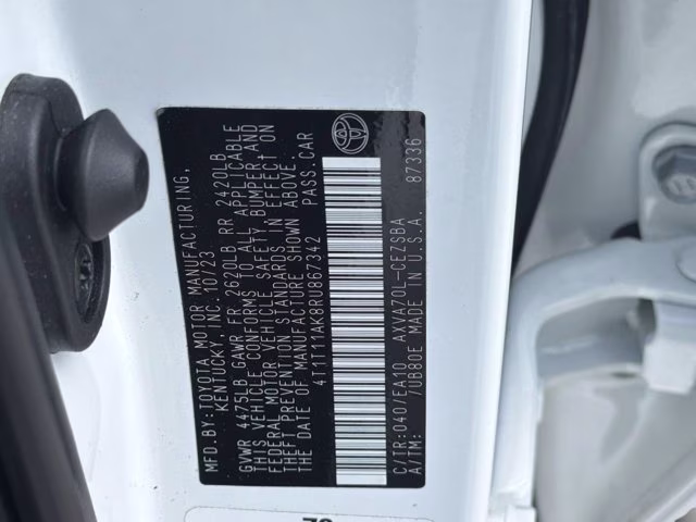 2024 Ice Cap Toyota Camry SE FWD Sedan