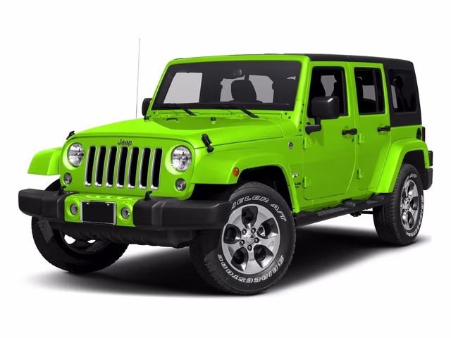 2016 Green Jeep Wrangler Unlimited Sahara 4X4 Crossover
