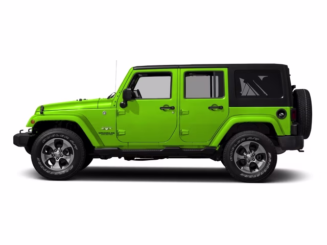 2016 Green Jeep Wrangler Unlimited Sahara 4X4 Crossover