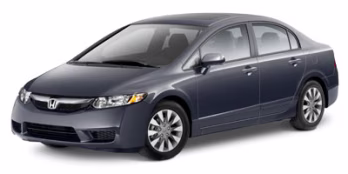 2011 Red Honda Civic EX FWD Sedan