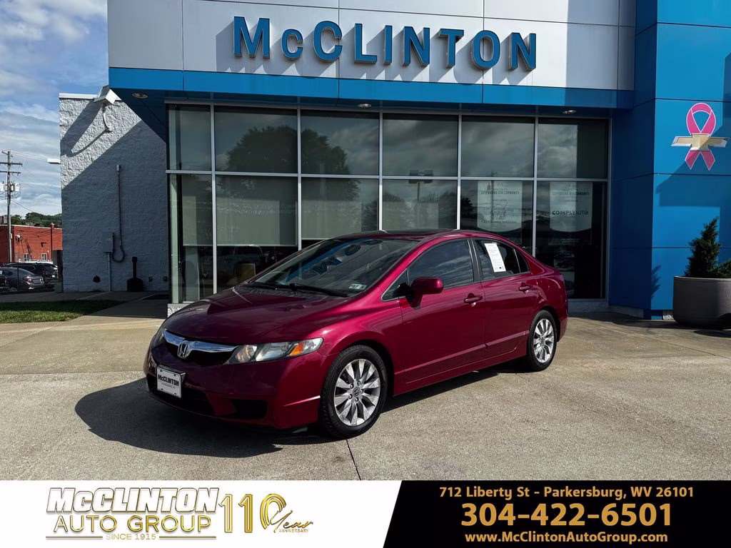 2011 Red Honda Civic EX FWD Sedan