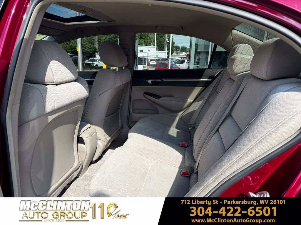 2011 Red Honda Civic EX FWD Sedan