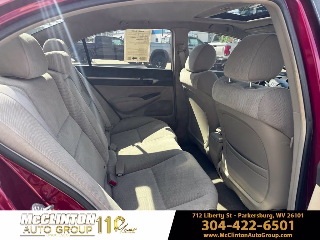 2011 Red Honda Civic EX FWD Sedan