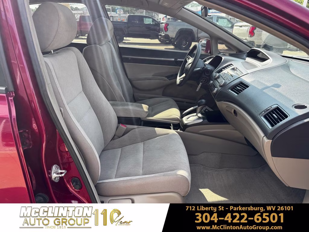 2011 Red Honda Civic EX FWD Sedan