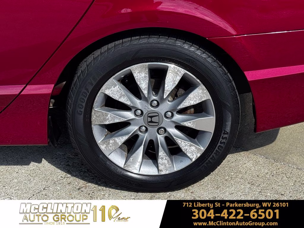 2011 Red Honda Civic EX FWD Sedan