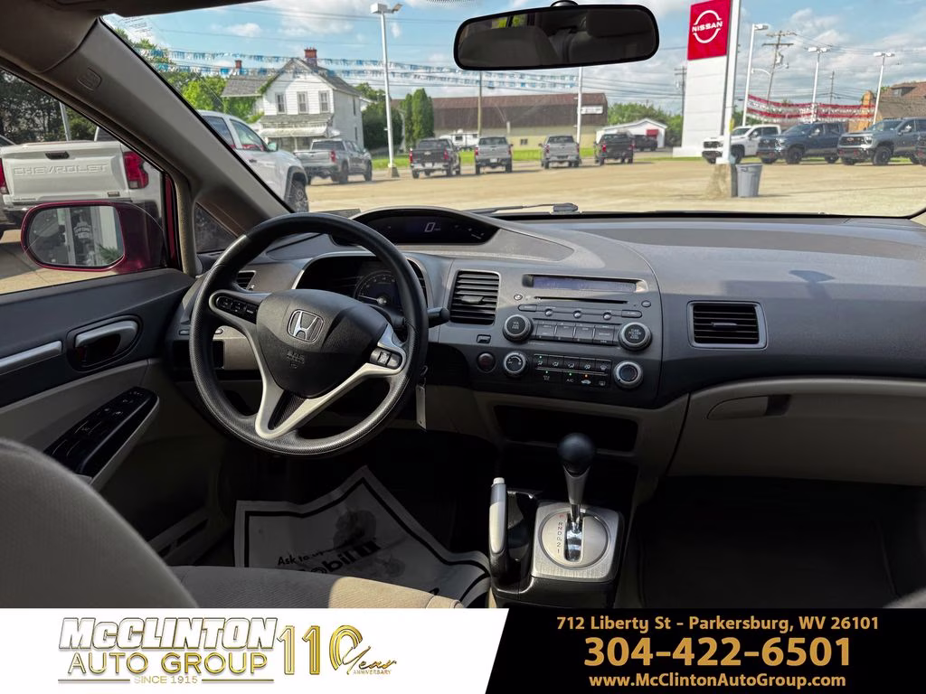 2011 Red Honda Civic EX FWD Sedan