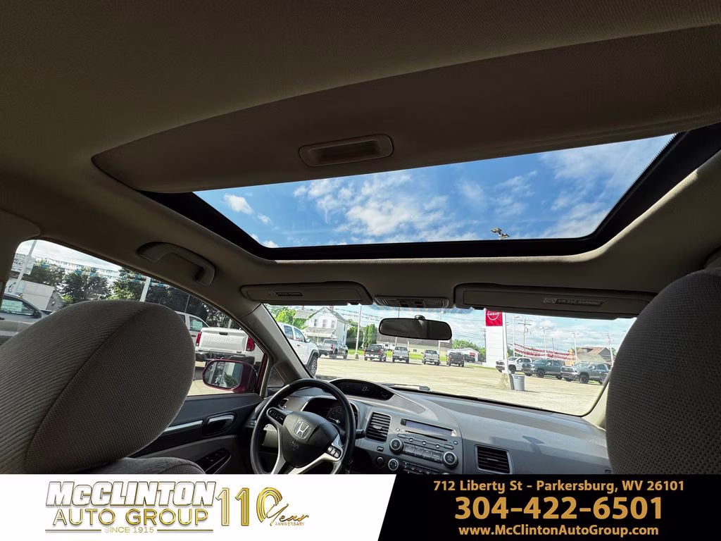 2011 Red Honda Civic EX FWD Sedan