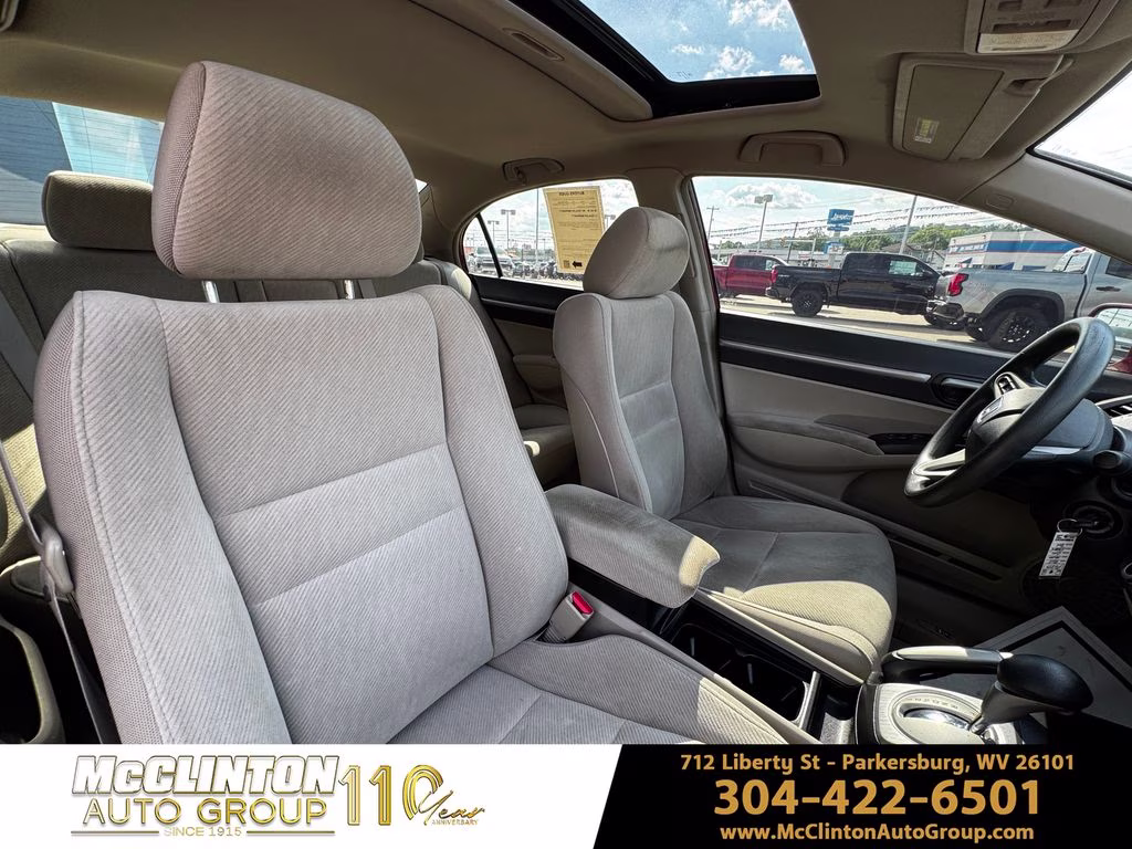 2011 Red Honda Civic EX FWD Sedan