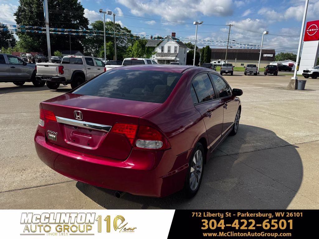2011 Red Honda Civic EX FWD Sedan