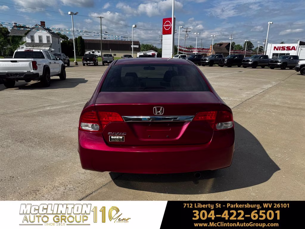 2011 Red Honda Civic EX FWD Sedan