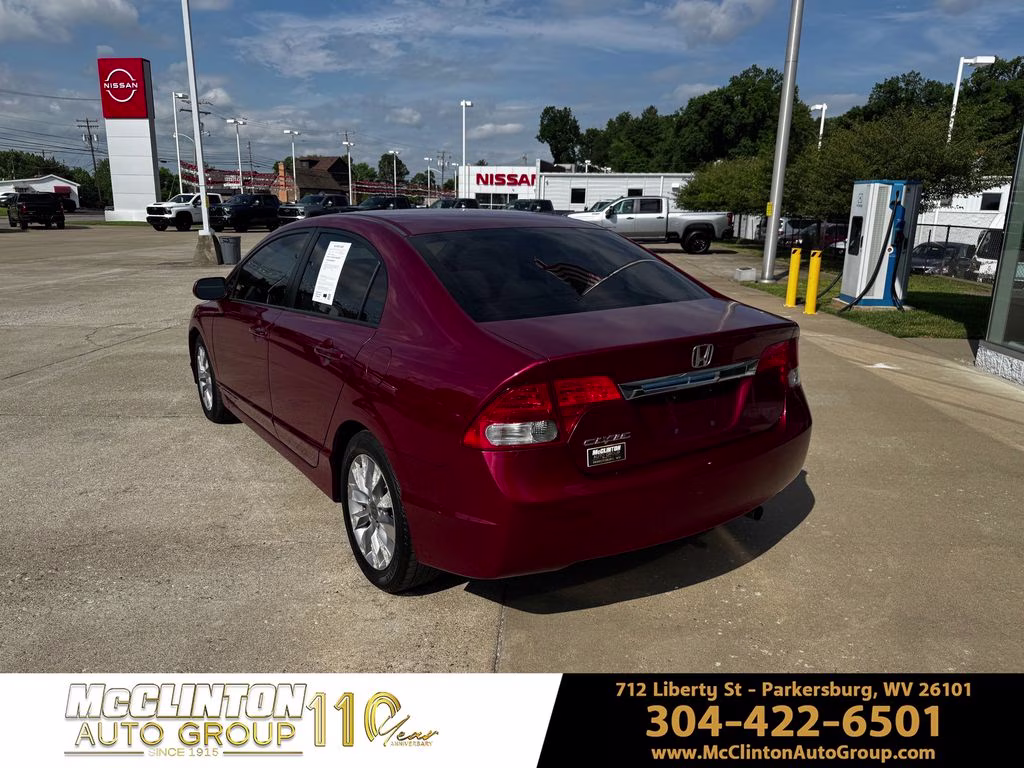 2011 Red Honda Civic EX FWD Sedan