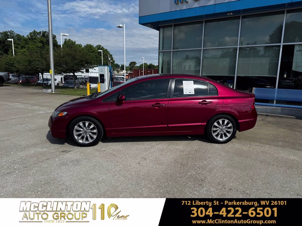 2011 Red Honda Civic EX FWD Sedan