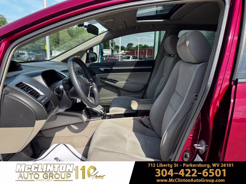 2011 Red Honda Civic EX FWD Sedan