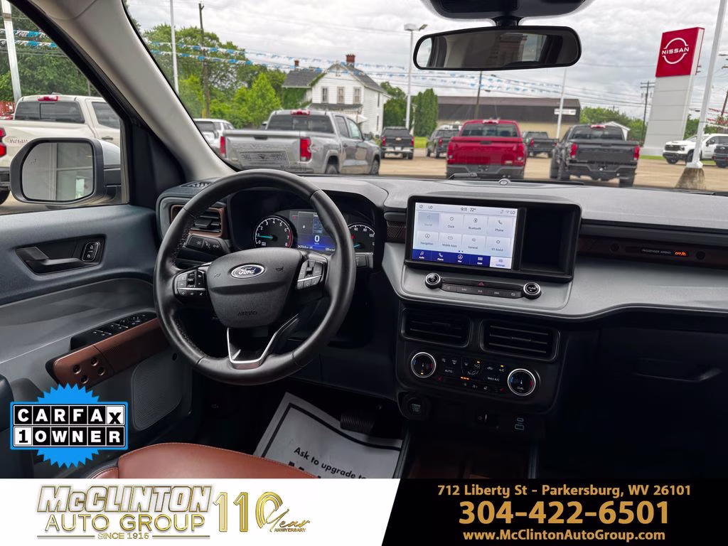 2023 Iconic Silver Metallic Ford Maverick Lariat AWD Truck