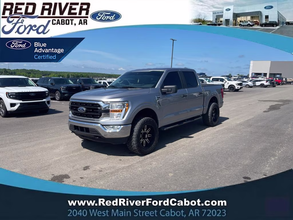 2021 Iconic Silver Metallic Ford F-150 XLT 4X4 Truck